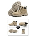 thumbnail image 2 of SKIUHS Men's High-Top Stylish Safety Shoes - High-Grade Security, Lightweight Waterproof Composite Toe & Thick Slip-Resistant Work Sneaker, 2 of 7