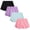 Pink Flash/Blue Spa, variant on RBX Girls Athletic Shorts Breathable Performance Double Mesh Gym Running Dolphin Shorts