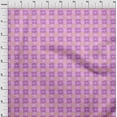thumbnail image 4 of oneOone Rayon Purple Fabric Floral Sewing Craft Projects Fabric Prints By Yard 56 Inch Wide, 4 of 4