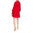 thumbnail image 6 of Alexis CHERRY RED Women's Theodora Silk Tie Neck Cocktail Dress, US M, 6 of 8