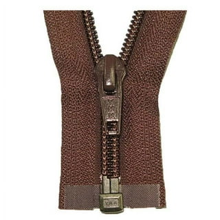 Separating zipper in brown, 30, $4.00