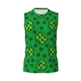 thumbnail image 6 of Picia St Patrick's Day5 mens Cotton Tank Undershirts , Moisture-wicking Ribbed Tanks, Lightweight Cotton Tank Undershirts-XX-Large, 6 of 8