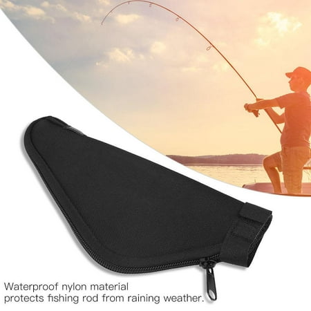 Fyydes 2pcs Nylon Rod Tip Protector Cover Fishing Pole Strap