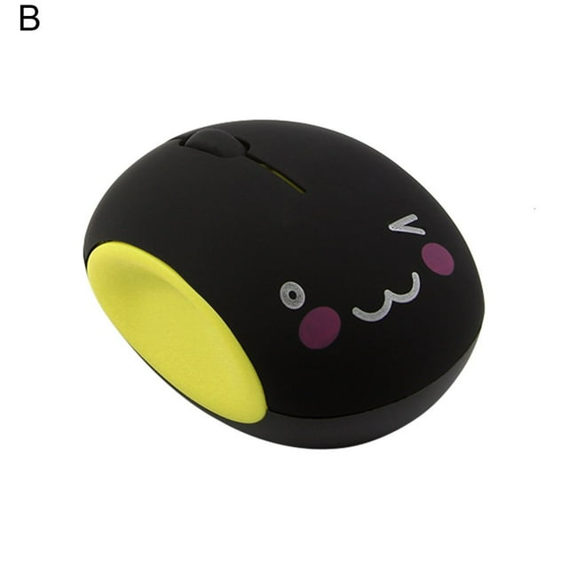 CNKOO 2.4G Cute Cartoon Expression Mini Wireless Mouse Rechargeable USB Silent Optical Mice Kid‘s Small Hand Gaming Mouse Child Gift for PC - Practical and Beautiful