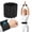 Black, variant on AbahubFit Magnetic Wrist & Ankle Weights 2Pack for Women, 1.1LB/2.2LB Silicone Bracelet, Easy-Wear Arm Leg Weights for Jogging Yoga Pilates Walking