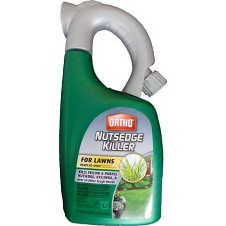 Ortho Hose End Nutsedge / Nutgrass Weed Killer - 32 (Best Grass Seed And Weed Killer)