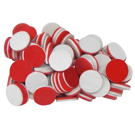 UPC: 0088231906001 | Teacher Created Resources Foam Counters: Red/White TCR20600
