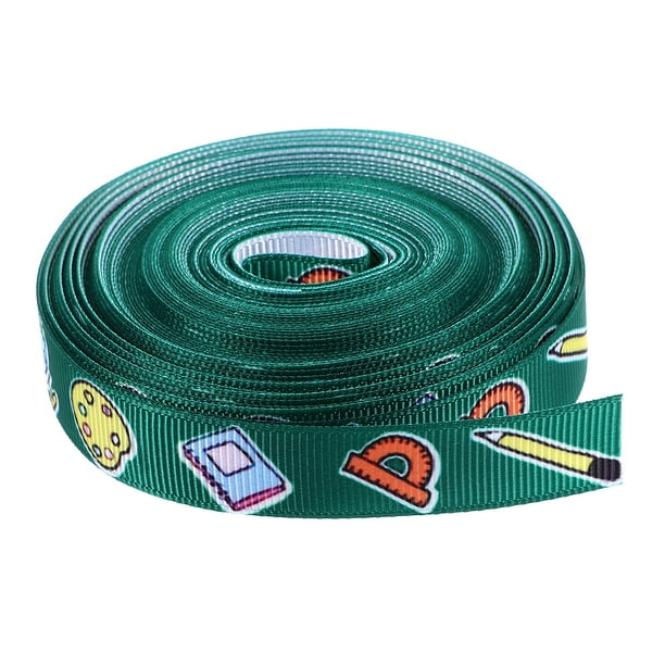 KAKOWELY 1 rollo de cinta con temática escolar para manualidades, envolturas y decoración.