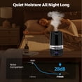 thumbnail image 5 of ITdodo Humidifier for Room, 4.5L Top Fill for Home, 40H Runtime, Quiet, Auto Humidity Control, Cool Mist Air Humidifier for Bedroom, Plants, Essential Oil Diffuser, Easy Clean, 5 of 11