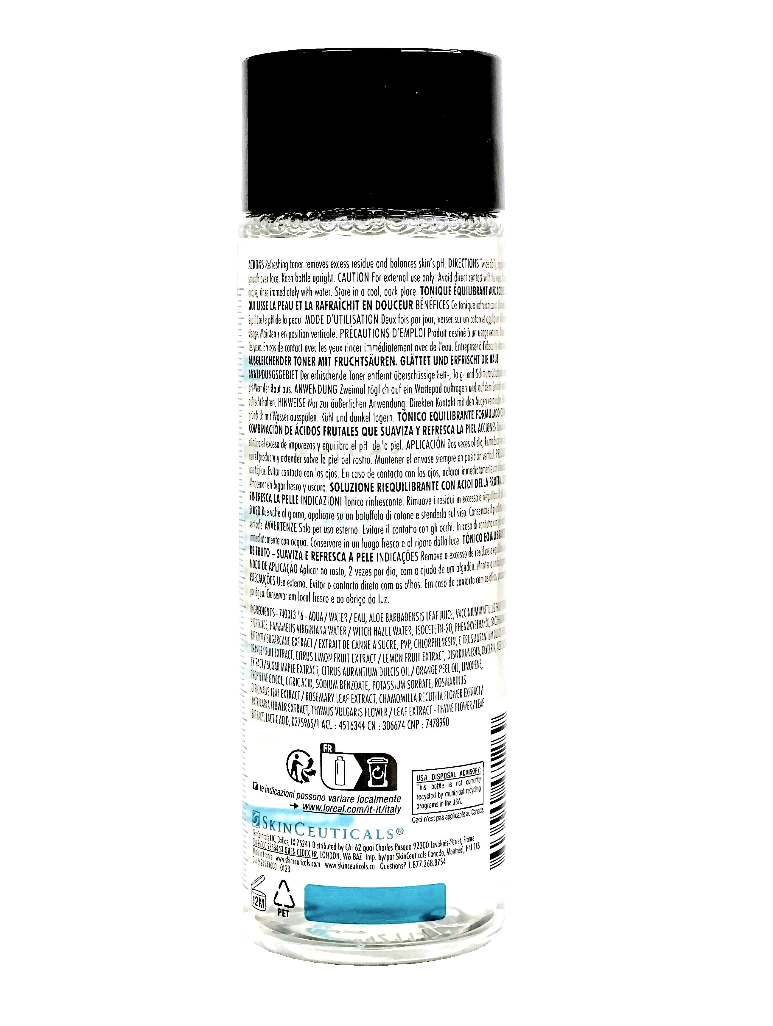 Equalizing Toner by SkinCeuticals for Unisex - 6.8 oz Toner
