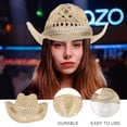 thumbnail image 4 of BESTYASH Sombrero De Ancha Beige Para Mujer Material Premium Ideal Para Excursiones Y, 4 of 5