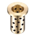 thumbnail image 4 of Uxcell 16mm x 20mm x 35mm Flanged Sleeve Bearings Wrapped Oilless Bushings Brass, 4 of 5