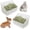 7.5 X 4.7 X 5.5 inches, 2 Pieces, variant on Hay Feeder for Rabbit, Bunny Hay Holder Guinea Pig Hay Feeder Plastic Hay Rack for Rabbits Small Animal Chinchilla Ferret (7.5 X 4.7 X 5.5 inch)