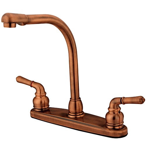 Kingston Brass Magellan 8" High Arch Kitchen Faucet Without Sprayer
