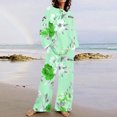 thumbnail image 2 of SnZhen Two Piece Sets for Women Women's Casual Printed Long Sleeved Round Neck Top With Pants Set, 2 of 5