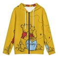thumbnail image 3 of Unisex Winnie The Pooh Zip Up Hoodies 3D Printed Pullover Hooded Sweatshirt with Pocket for Mens Womens, 3 of 8