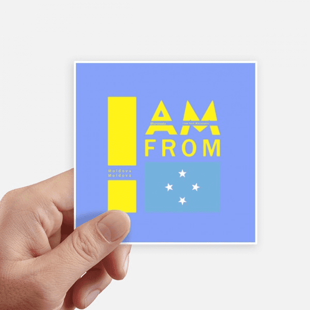 Autocollant Art Déco Mode Carré Imperméable Stickers Papier Peint Décalcomanie Voiture