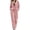Pink, variant on Szluipve Women Velvet 2 Piece Tracksuit Zip Up Hooded Long Sleeve Jacket High Waist Wide Leg Pants Casual Solid Loungewear Matching Set