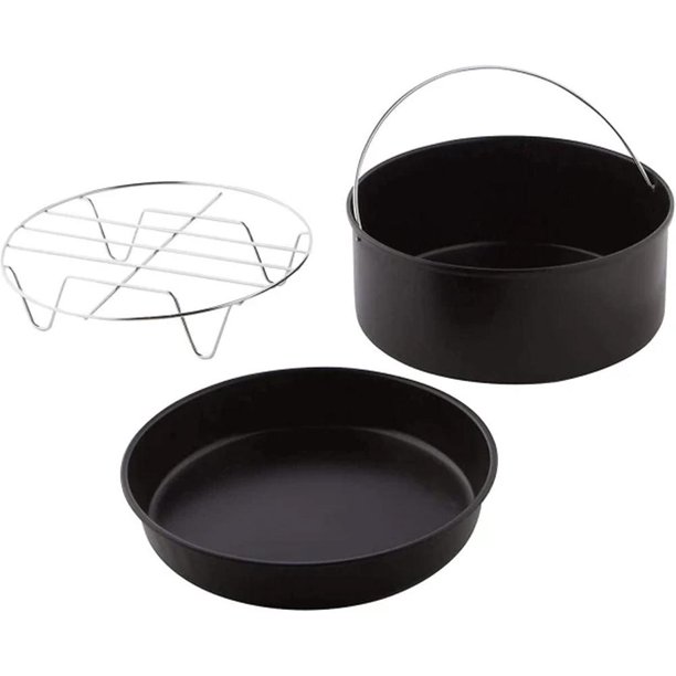 Accesorios para hornear en freidora de aire para pasteles y pizzas, sartén para pizza, parrilla para barbacoa, freidora de aire para una vida sencilla, para Gowise, para Cosori, 6 pulgadas