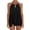 Black, variant on Naittoop Womens Tankini Swimsuit Modest High Neck Retro Two Piece Bathing Suit Cute Ladies Beach Resort Swim Wear 2026