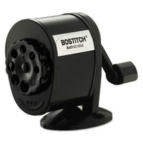 Stanley Bostitch Antimicrobial Manual Pencil Sharpener, Manual, 5.44" X 2.69" X 4.33", Black
