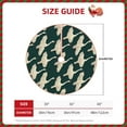 thumbnail image 3 of Daiia Flying Swans Drawing Merry Christmas Tree Skirt , Xmas Large Lace-up Tree Skirt, Santa Snowflakes Rustic Home Decorations New Year Party Farmhouse Decor-48", 3 of 7