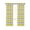 Gray Yellow, variant on Navy Blue Grey White Blackout Curtains, Light Blocking Print Window Curtains, Abstract Geometric Ocean Wave Stripe Thermal Insulated Window Drapes for Living Room 2 Panels, 55"W x 39"L