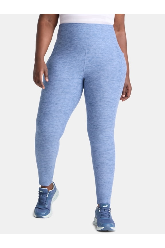 Women's and Women's Plus ButterCore Full Length Leggings with Pockets, Sizes XS-4X