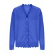 thumbnail image 5 of Neewe Women's Plain Knit Open Front Sweater Long Sleeve V Neck Button Loose Short Cardigan Outerwear Coats, 5 of 7
