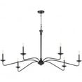 thumbnail image 3 of 636-6-59 Quorum Lighting Euphora - 6 Light Chandelier-29.75 Inches Tall and 62 Inches Wide     -Traditional Installation, 3 of 5