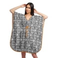 thumbnail image 1 of Moomaya Robe Courte de Caftan de Plage, Robe de Couverture Imprimée, Kaftan pour Femmes, Tenue de Plage, Couverture, 1 of 4