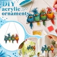 thumbnail image 3 of HaiSphere Diamond Art Painting Kits for Adults Beginners, Easy Gem Art Owls Gem, Small Hanging Diamond Art Birds DIY Craft for Window Wall Decor, Unique Gift, 3 of 6