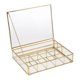 thumbnail image 5 of Joyero de cristal, organizador de joyas, sencillo, transparente, ligero, decorativo, caja de recuerdos Grande, 5 of 9