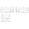 thumbnail image 2 of Brembo P59063N NAO BRAKE PADS Fits select: 1984-2002 CHEVROLET S TRUCK S10, 1995-1997 CHEVROLET BLAZER, 2 of 2