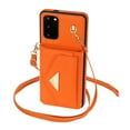 thumbnail image 4 of Nalacover Case for Samsung Galaxy S20 FE, Crossbody Wallet Case with Card Slots Holder, PU Leather Lanyard Shoulder Strap Purse Cover with Kickstand Shockproof Case, Orange, 4 of 8