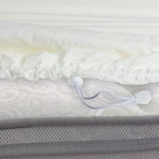 Denver Mattress RV Collection Ultra-Soft Brushed Microfiber Adjustable Bedding Sheet Set For Mattresses Up to 6" Deep, Ivory