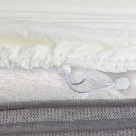 Denver Mattress RV Collection Ultra-Soft Brushed Microfiber Adjustable Bedding Sheet Set For Mattresses Up to 6" Deep, Ivory