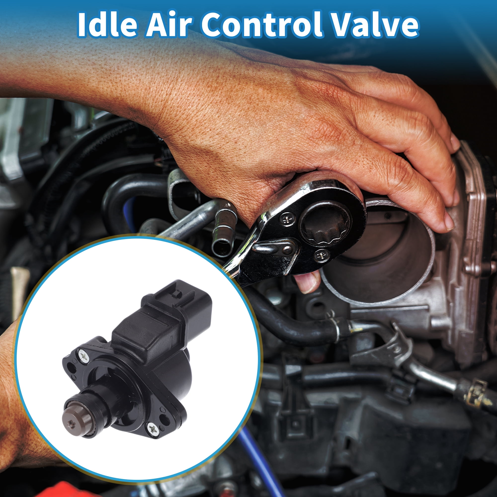 Unique Bargains Car Idle Air Control Valve for Chevrolet Tracker 2.0L L6 Replace No.E9T18071 IACV Idle Motor Idle Air Control Valve for Stable Engine Operation