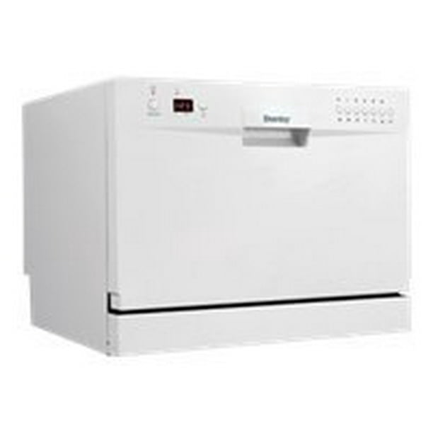 Danby Compact Countertop Dishwasher, White DDW611WLED