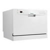 Danby Compact Countertop Dishwasher, White DDW611WLED