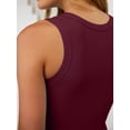 thumbnail image 6 of ANRABESS Womens Ribbed Bodysuit Summer Sleeveless Crewneck Tank Top Slim Fit Knit Layering Top for Casual Going Out, 6 of 8