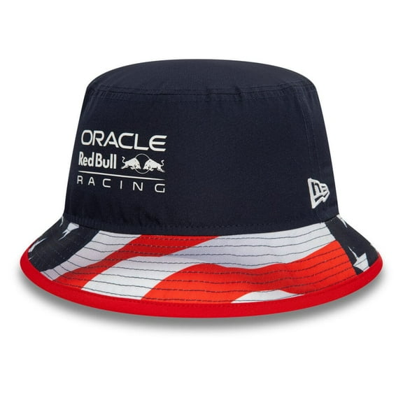 Red Bull Racing F1 New Era Special Edition America USA GP Tapered Bucket Hat