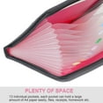 thumbnail image 4 of Deago 13 Pockets Waterproof Accordion Expanding File Folder Document Organizer with Zipper, Colorful Tabs, Letter/A4 Size, 4 of 10