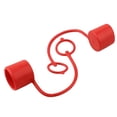 thumbnail image 4 of 2 Sets Flat For Hydraulic Coupler FOR Hydraulic Quick Connector Rubber Dust Cap 1/4inch, 4 of 9