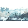 thumbnail image 3 of Vess, June Erica 18x11 Black Modern Framed Museum Art Print Titled - Forest Sea I, 3 of 5