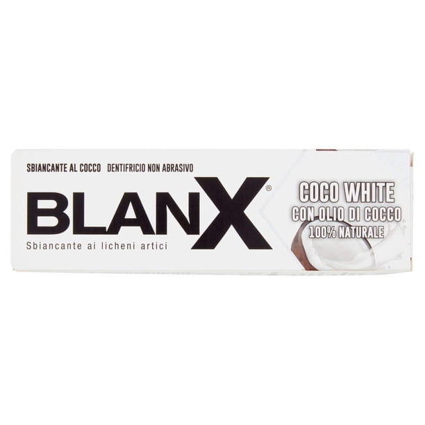 Pasta dental BLANX Coco White con aceite de coco 75 ml