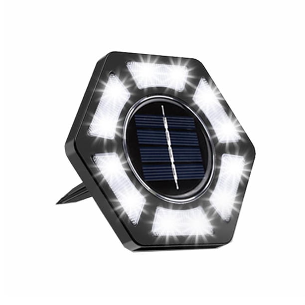 Garden Light Lámpara De Luz De Tierra Solar A Prueba De Agua Luces De Disco Solar De Baja Potencia Para Escaleras De Patio De Césped Serendint HA046510-02