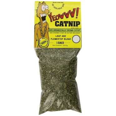 Yeowww! Catnip 100% Organically Grown Cat Treat, 1 Oz