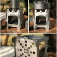thumbnail image 4 of Lixada Poêle de Camping Compact en Acier Inoxydable - Léger, Durable et Résistant à la Corrosion pour les Aventures en Plein Air (Commande Minimale de 5 Paquets), 4 of 6