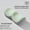 Gray and green color scheme, variant on shaped Leg Lift Pillow, Memory Foam Knee Pillow for Sleeping, Bedside Leg Wedge Cushion, Leisure Foot and Ankle Pad,5.7-inch Height Contour Leg Pillow, Differentiated Design, Deep Washable Pillowcase